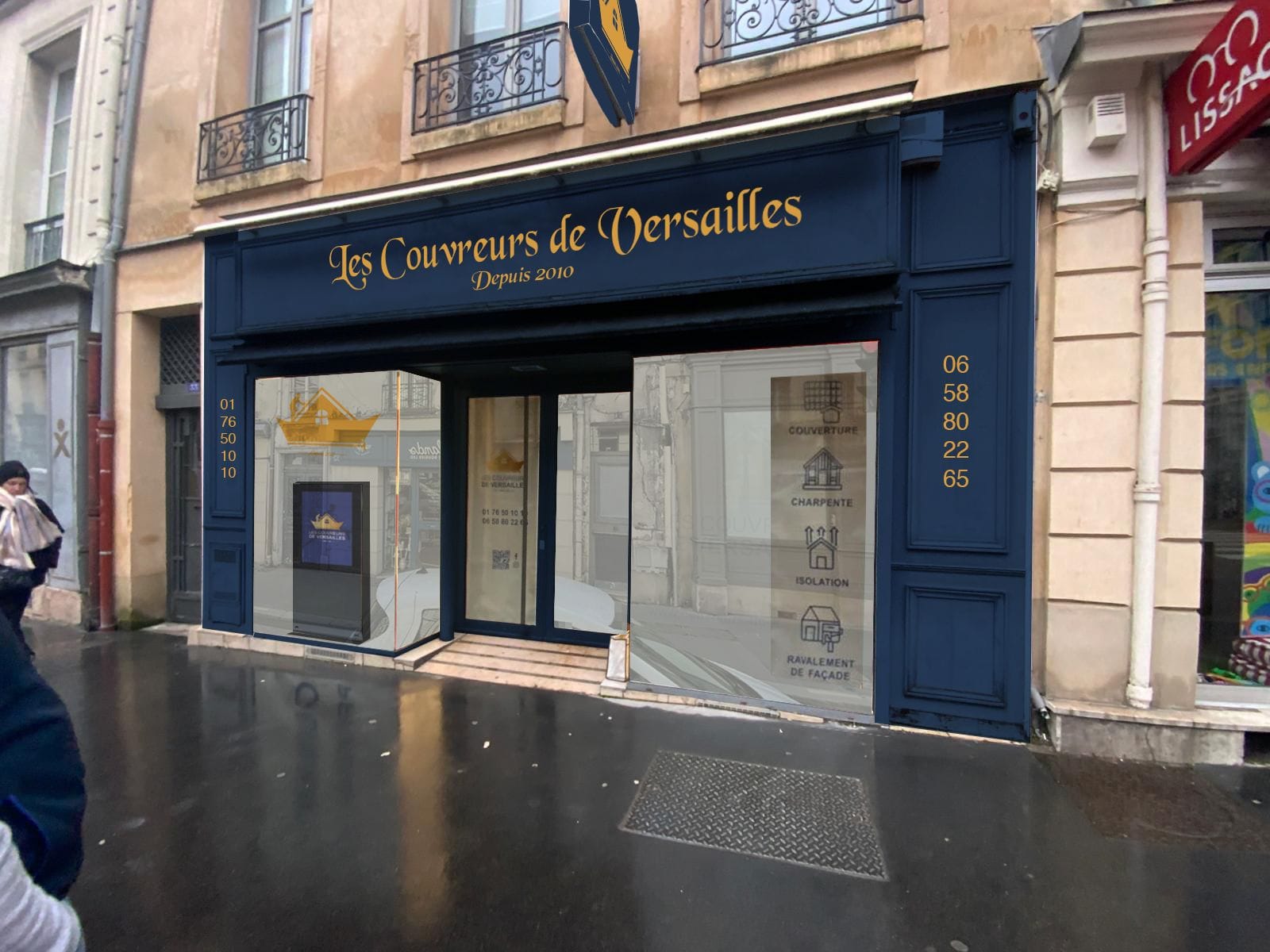Local commercial - Les Couvreurs Versaillais